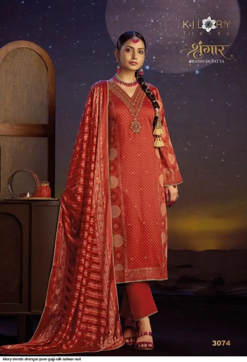 Shringar By Kilory Gajji Silk Dress Materials